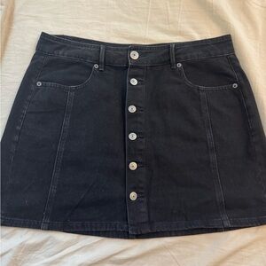 American Eagle Outfitters Black Mini A-Line Skirt